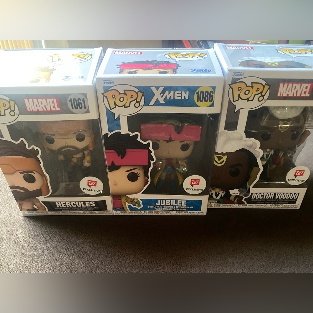 Funko Pop Marvel and X-Men Figures